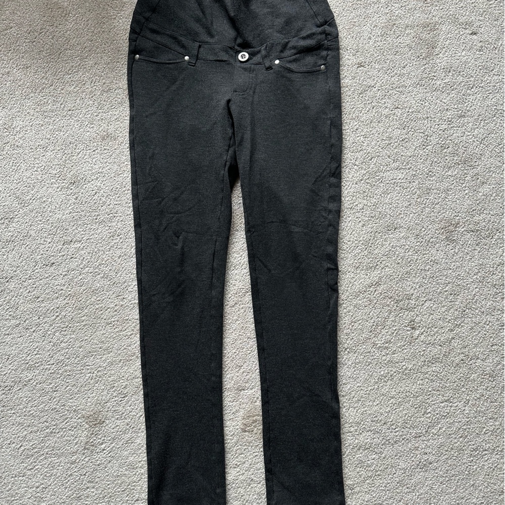 Thyme Maternity Gray Skinny Pant Sz XS